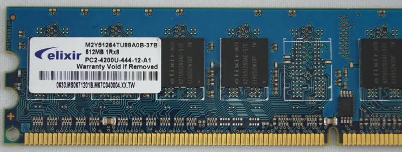 DDR2 ELIXIR 512MB/533 MHz PC2-4200